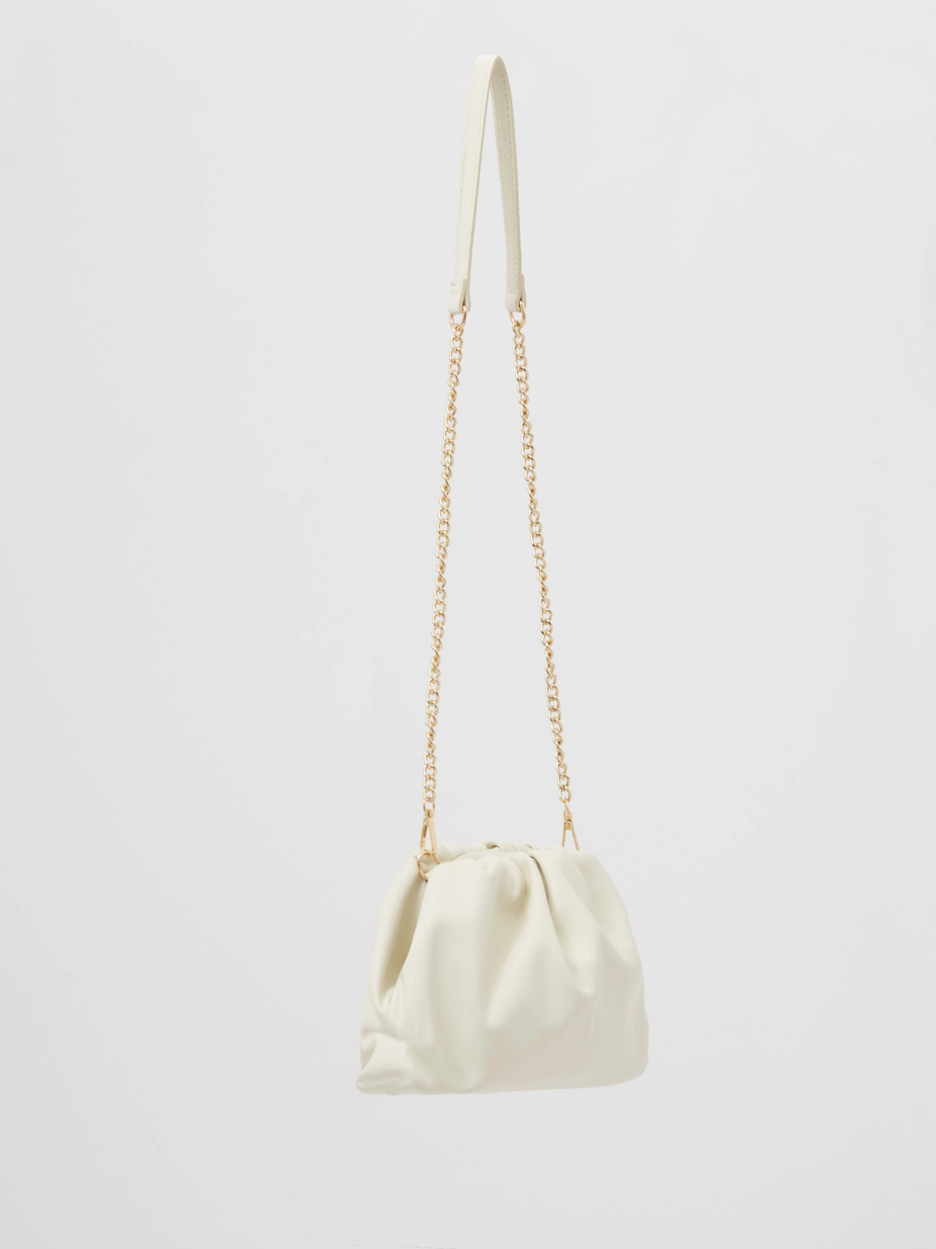 Small leather bag made of natural leather