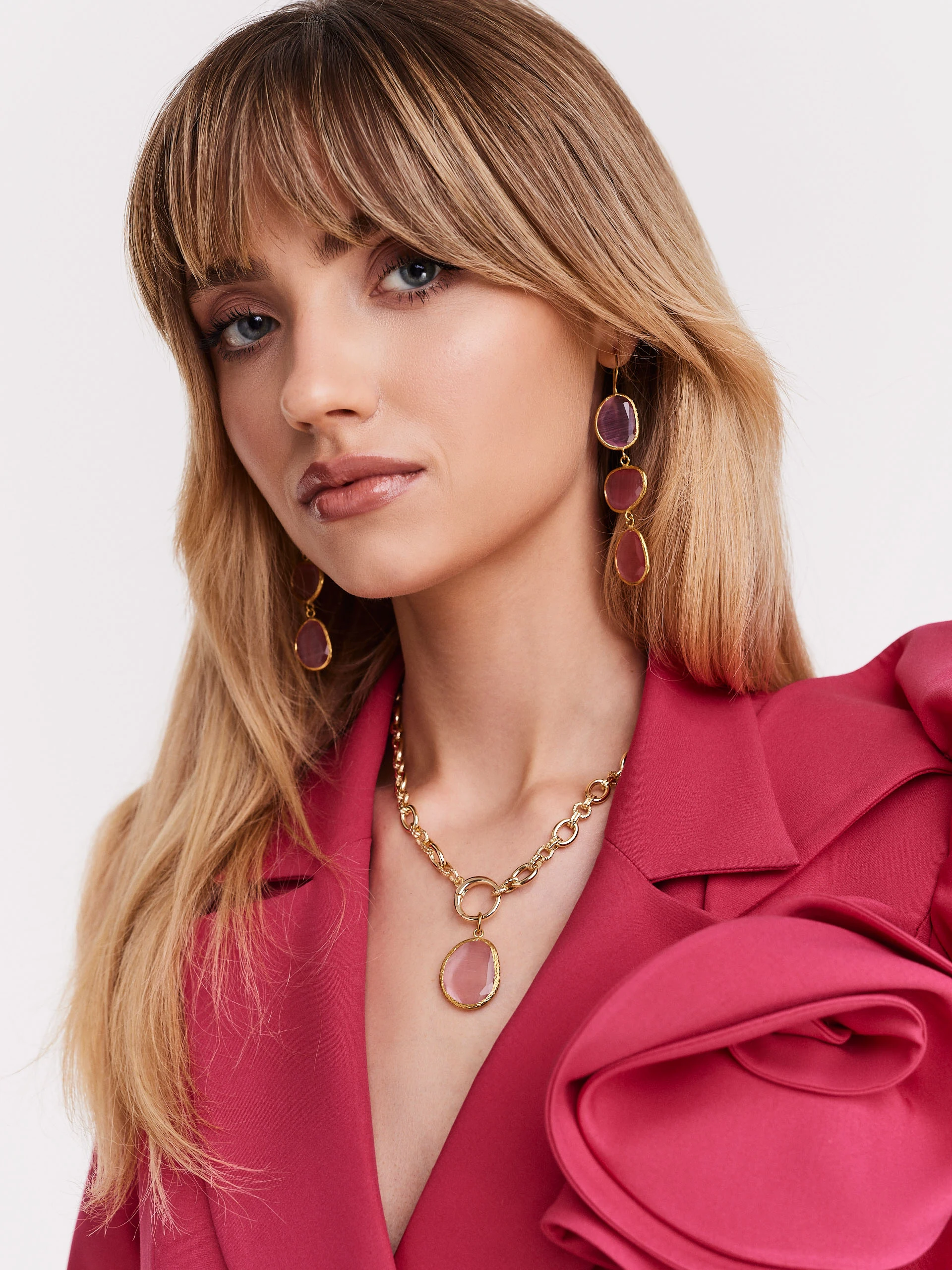 Jacket with space rose