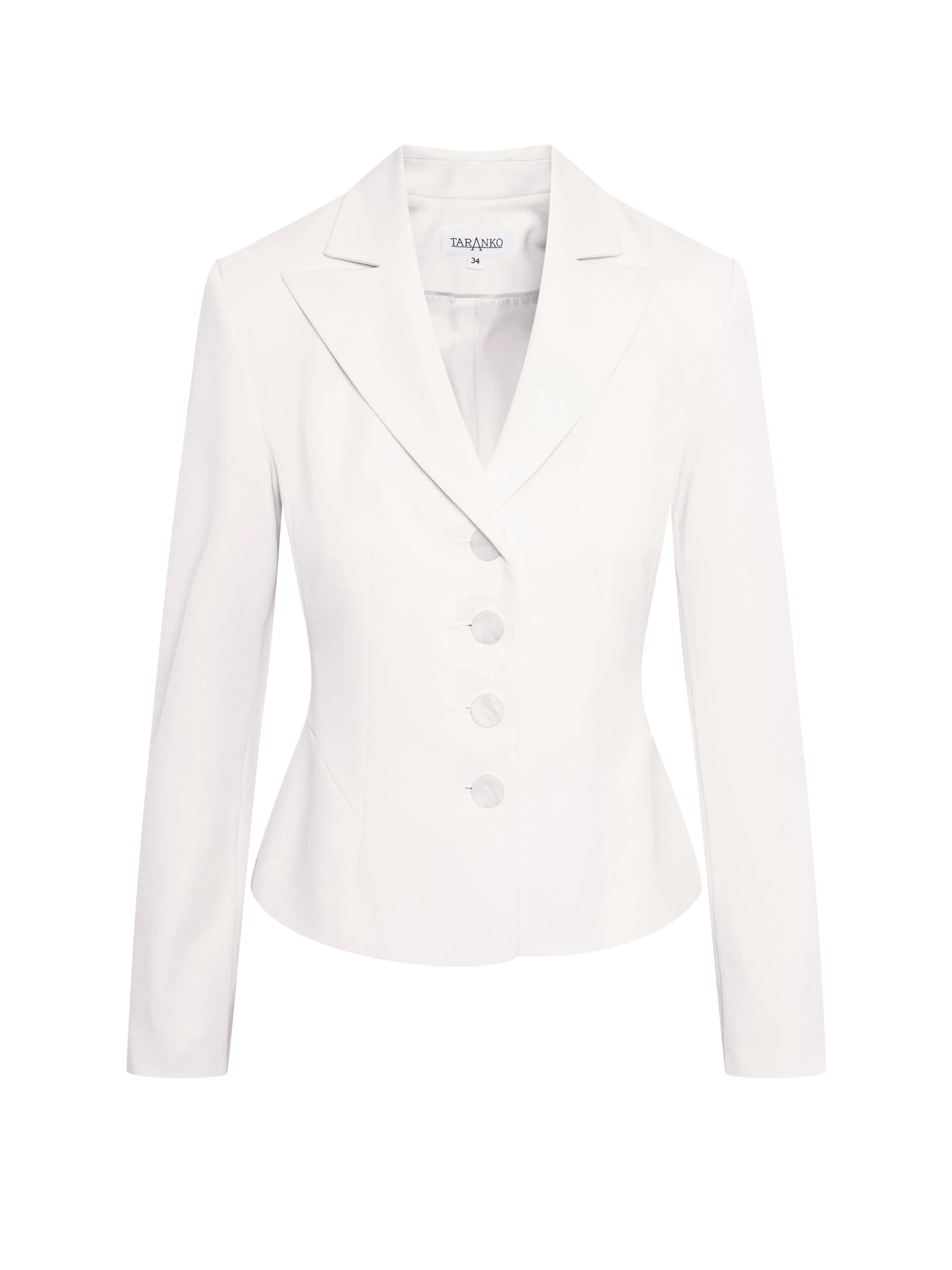 White tailored blazer