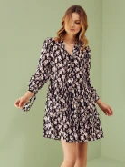 ETHEREAL DRESS WITH BINDING