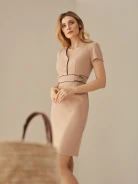 MATCHING BEIGE DRESS