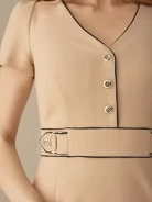 MATCHING BEIGE DRESS