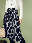 FLARED SKIRT WITH PATTERN