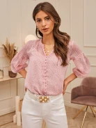 BLOUSE WITH DECORATIVE BUTTONS