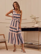 LONG STRIPED DRESS