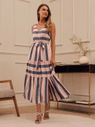 LONG STRIPED DRESS