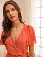 ENVELOPE CUT DRESS