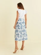 T-SHIRT WITH RUFFLED SLEEVES