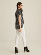 ANIMAL PRINT BLOUSE