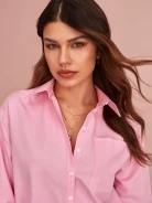 PINK SHIRT WITH COLLAR