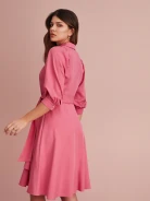 PINK SHIRT DRESS