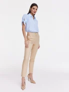 Blue viscose shirt