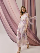 Sukienka maxi w kwiaty