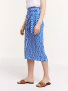 Blue envelope skirt