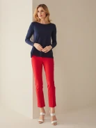 BLOUSE WITH PLEATS AT THE BOTTOM