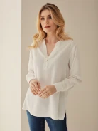 OVERSIZED BUTTON-DOWN BLOUSE