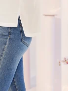 BLOUSE WITH BINDING AT THE NECKLINE