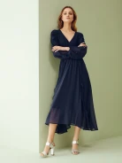 ETHEREAL DRESS WITH RUFFLES