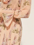 ETHEREAL FLORAL PATTERN DRESS