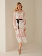 DRESS WITH TIE AT WAIST