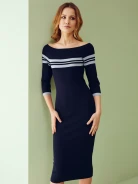 MATCHING STRIPED DRESS