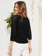 FLOCKED SWEATER