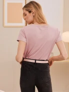PINK BLOUSE WITH DECORATIONS