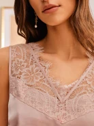 PINK BLOUSE WITH LACE