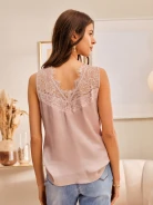 PINK BLOUSE WITH LACE