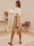WHITE BLOUSE WITH BUFFETS