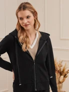 UNBUTTONED BLOUSE WITH LACE