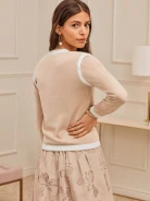 SHORT BEIGE CARDIGAN