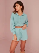 TURQUOISE HOODIE