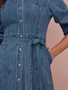 MIDI DENIM SHIRTDRESS
