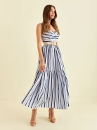 LONG STRIPED DRESS