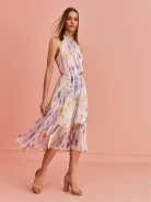 VICOSE FLARED DRESS