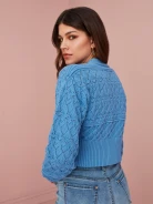 COTTON OPENWORK CARDIGAN