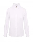 Classic white viscose shirt