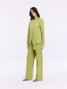 Green cigarette pants