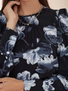 ELEGANCKA BLUZKA W KWIATY