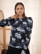 ELEGANCKA BLUZKA W KWIATY