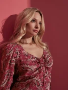 KRÓTKA SUKIENKA WE WZRÓR PAISLEY