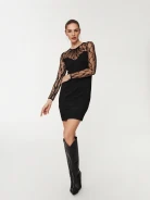 Metallic thread dress