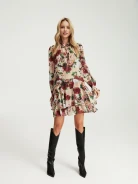 Cream floral dress