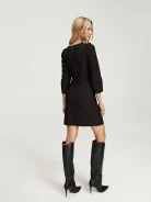 Black dress with buffets