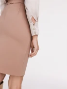 Elegant powder pink viscose blouse