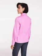 Classic cotton shirt in pink color