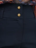 Navy blue high-waisted cigarillos