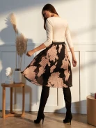 FITTED BLOUSE WITH 3/4 SLEEVES