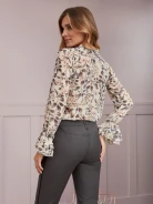 BLOUSE WITH FLORAL PATTERN